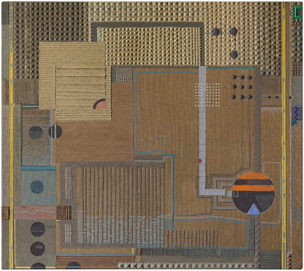 Argonauts - the quest for the golden fleece 100 x 115 cm relief on canvas 2021