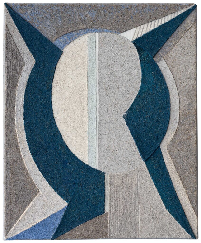 Countenance 45.5x38.5x3.5cm relief on canvas 2017 Maciej Pęcak