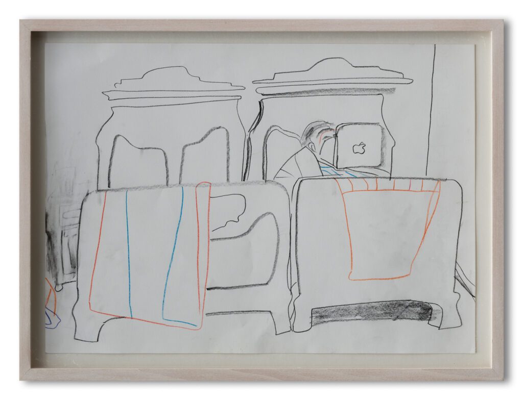 Gerlind Zeilner Rothschild suite drawing 24 x 33 cm framed 2023 (3)