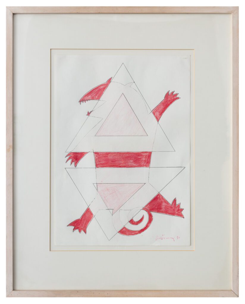 Pawel Kowalewski no title crayon, pencil on paper 43 x 30 cm 1990 (3)