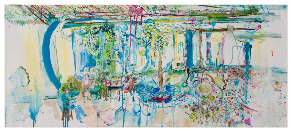 Isa Schmidlehner Wiener Blut oil on canvas 52 x 120 cm 2007 (3)