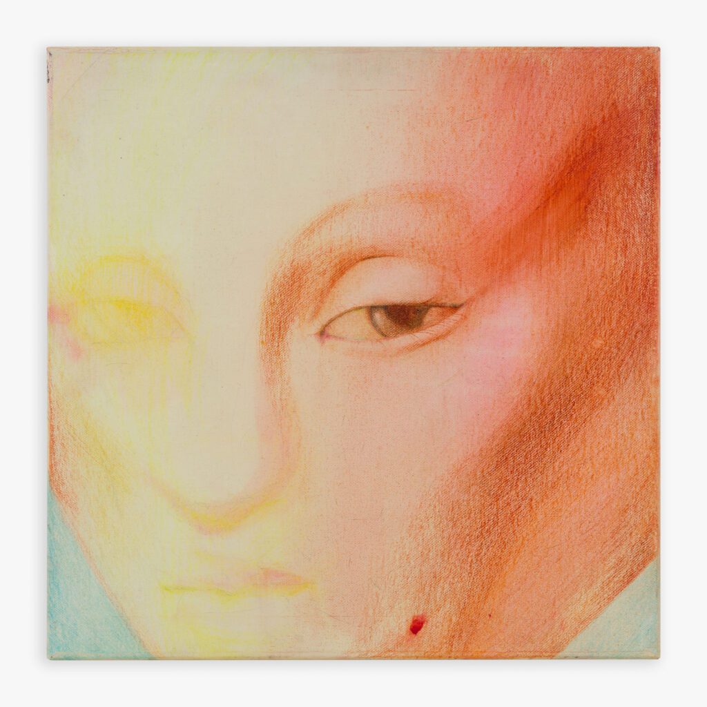 Zuzanna Szary Wstyd oil on canvas 40x40 cm