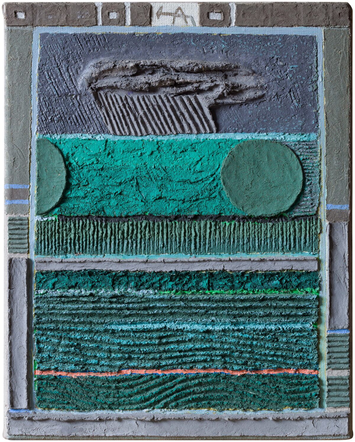 Tapestry from Salwator 37 x 30cm relief on canvas 2021 Maciej Pecak Ufo Galerry