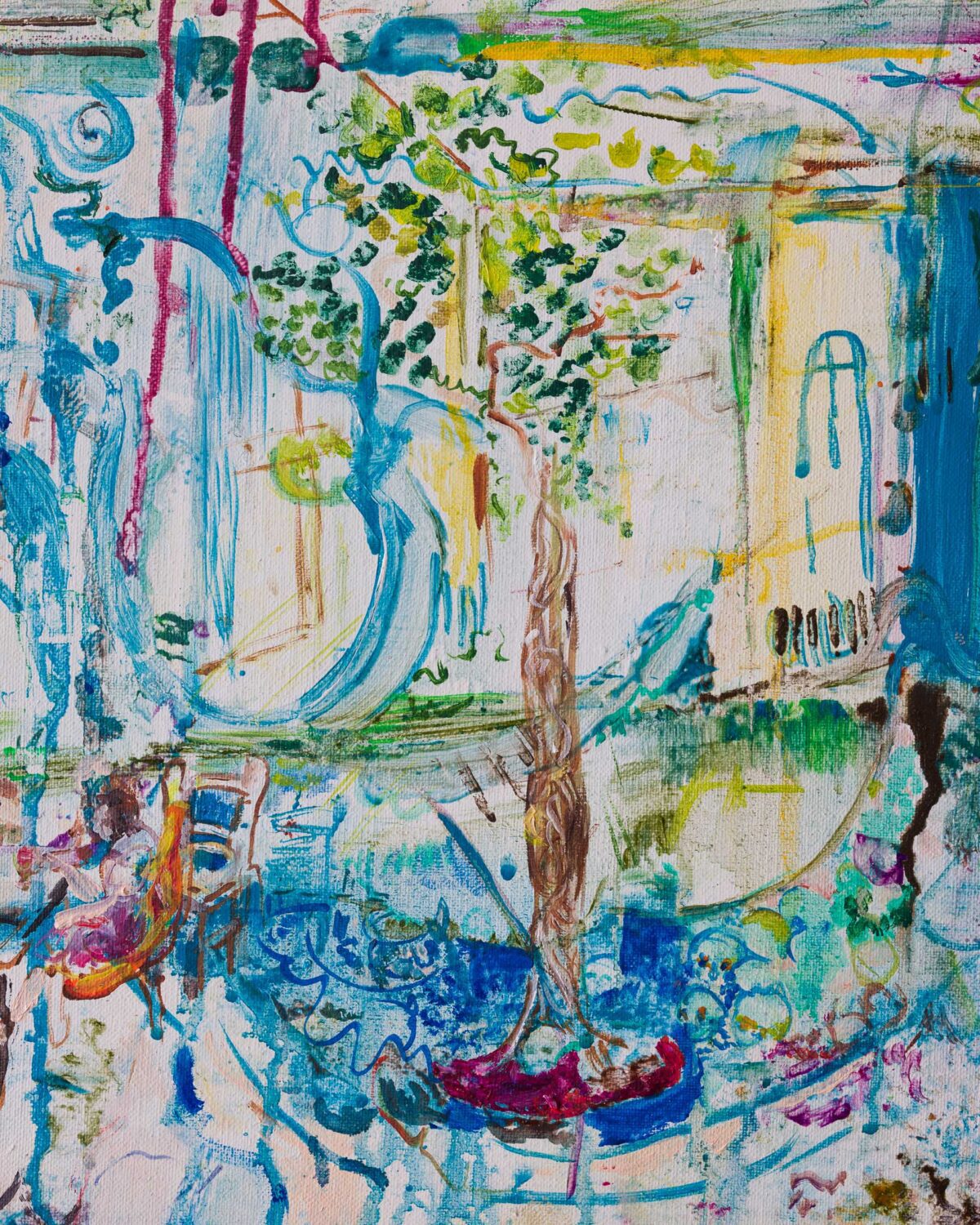 Isa Schmidlehner Wiener Blut oil on canvas 52 x 120 cm 2007 (3)