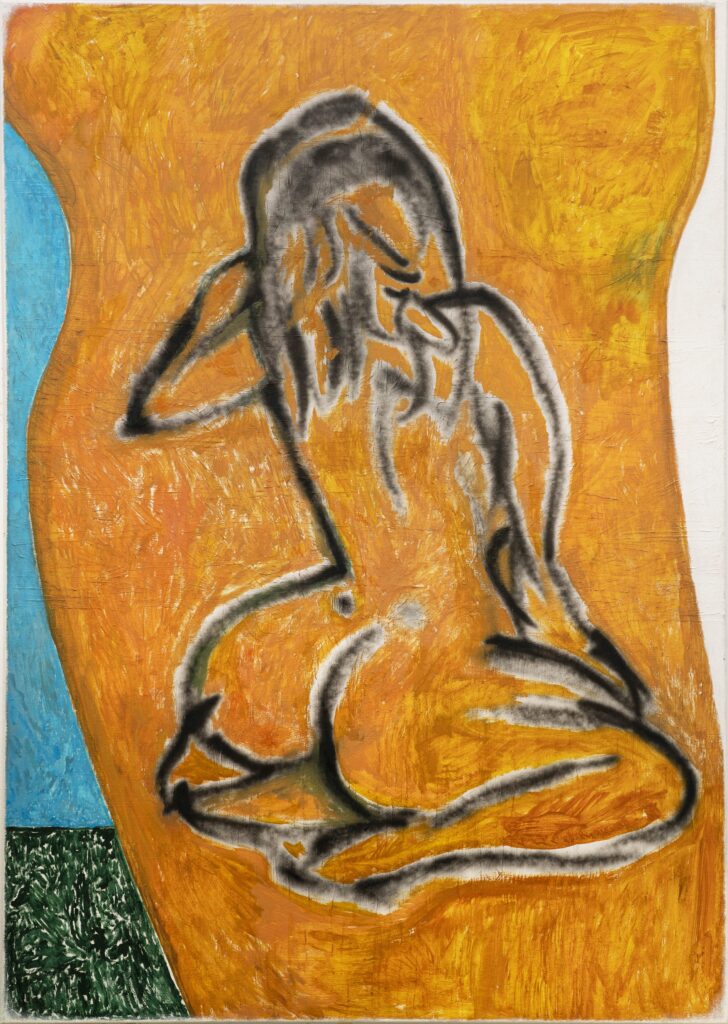 wytatułowany_piszczel_2021_olej_140x100cm 2 Michal Malinski-min