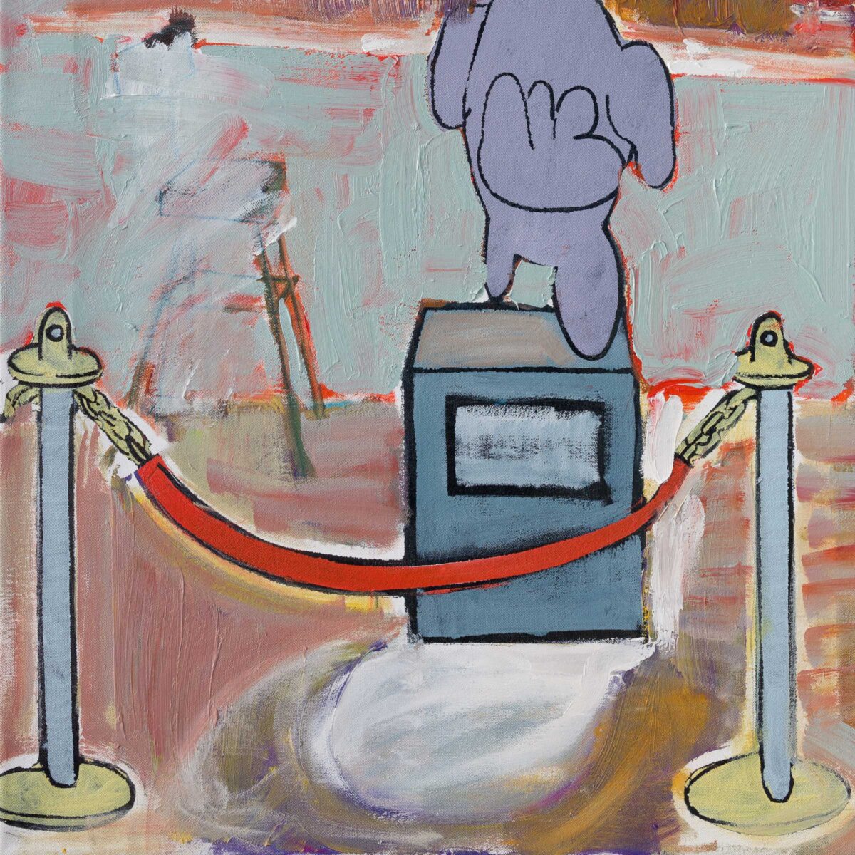 Georg Frauenschuh no title oil on canvas 73 × 55 cm 2023