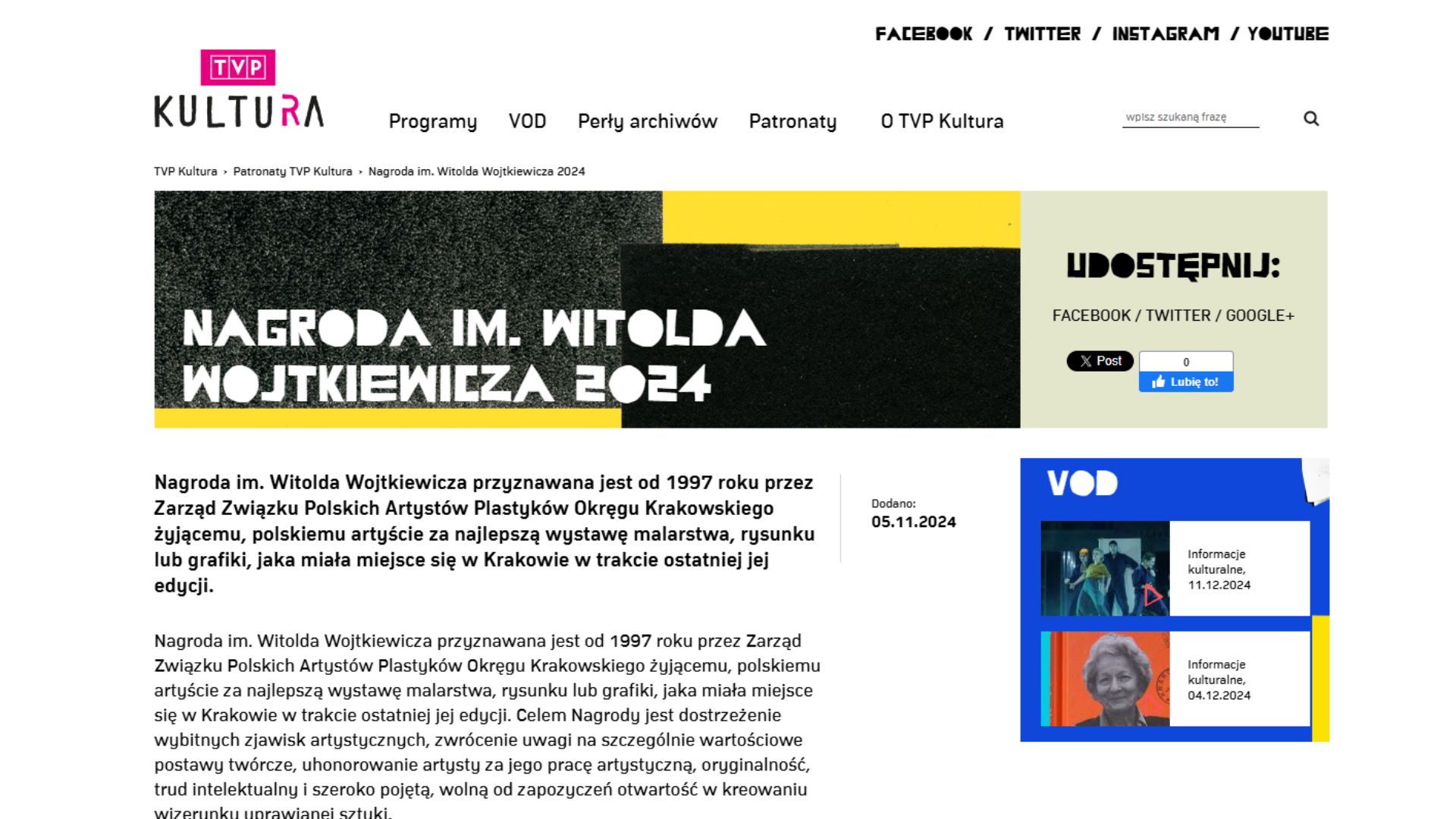 Bogumił Książek nagrodzony